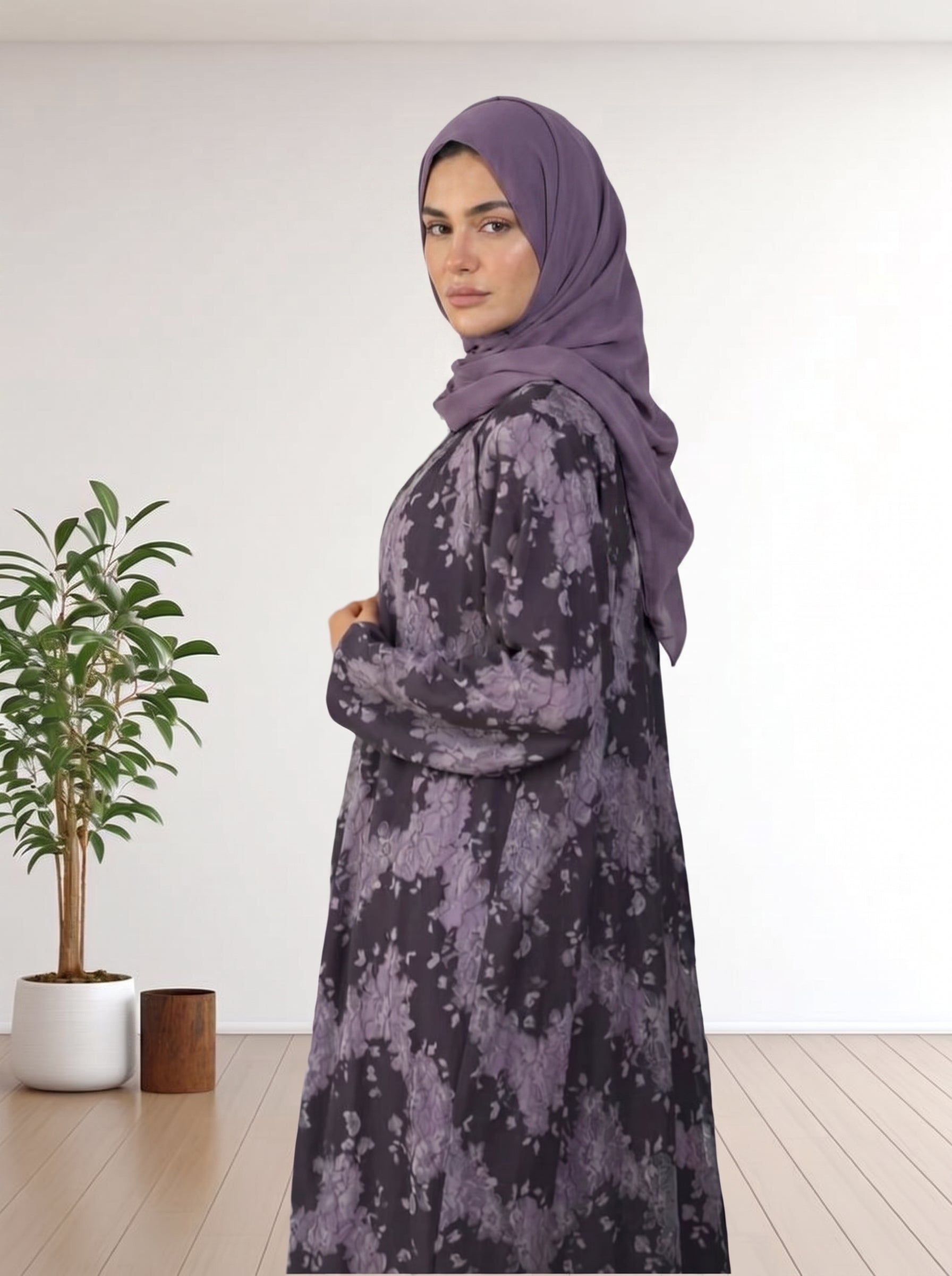 Abaya dantel