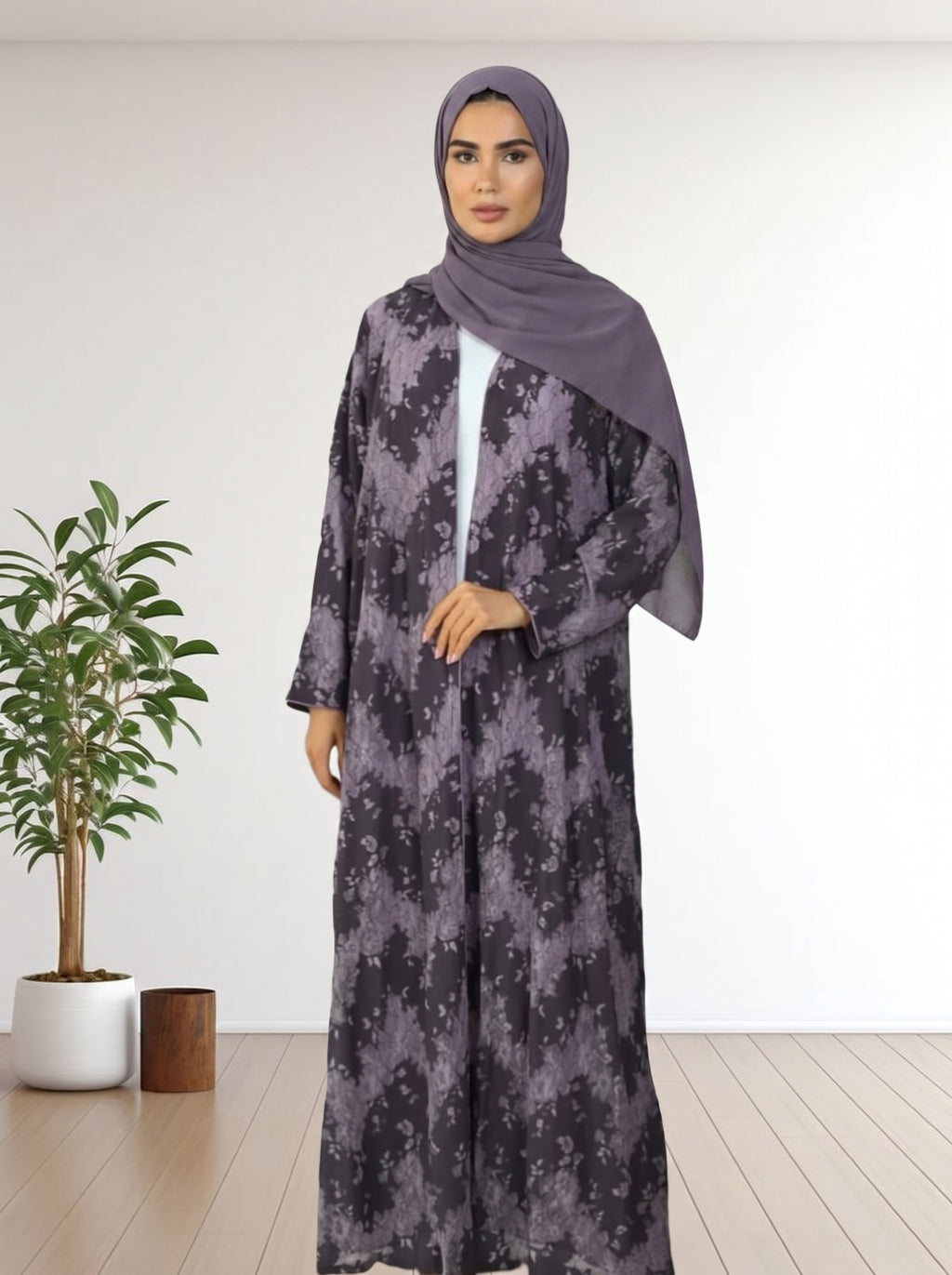 Abaya dantel