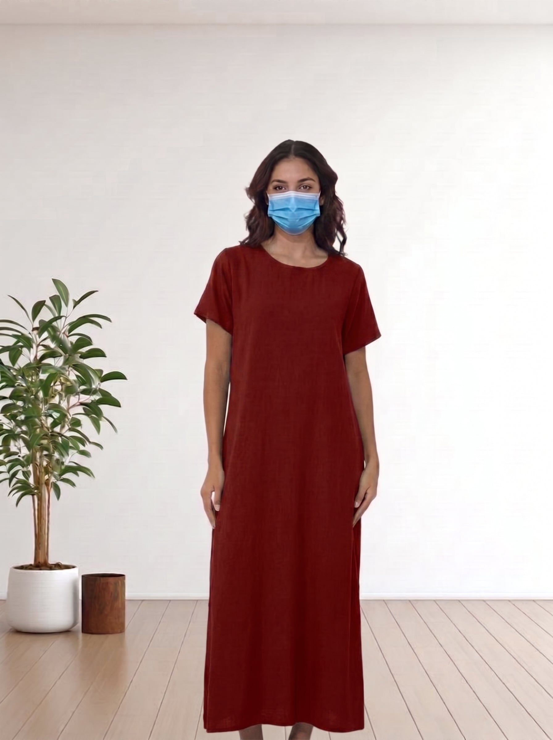 Luxury Modest Inner Slip Dress - Premium Nida Fabric